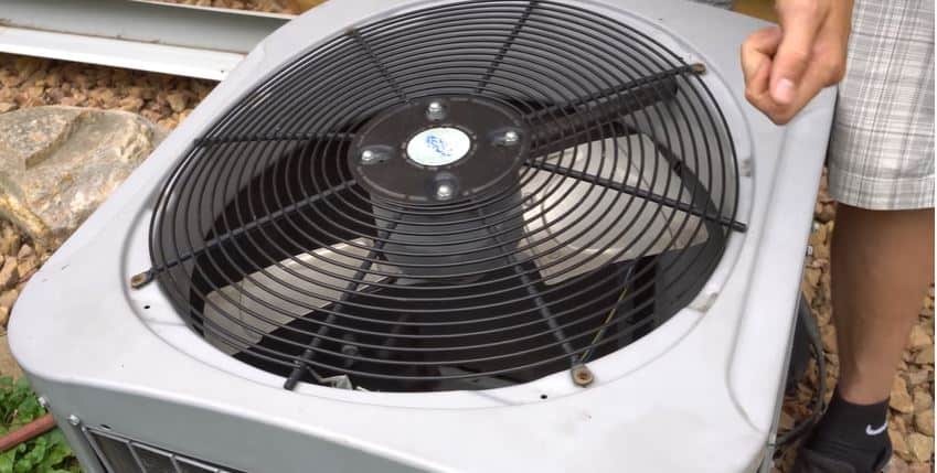 A defective condenser unit can prevent an ac from blowing below 70 degrees