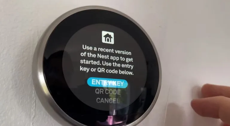 How to Find Entry Key on Nest Thermostat